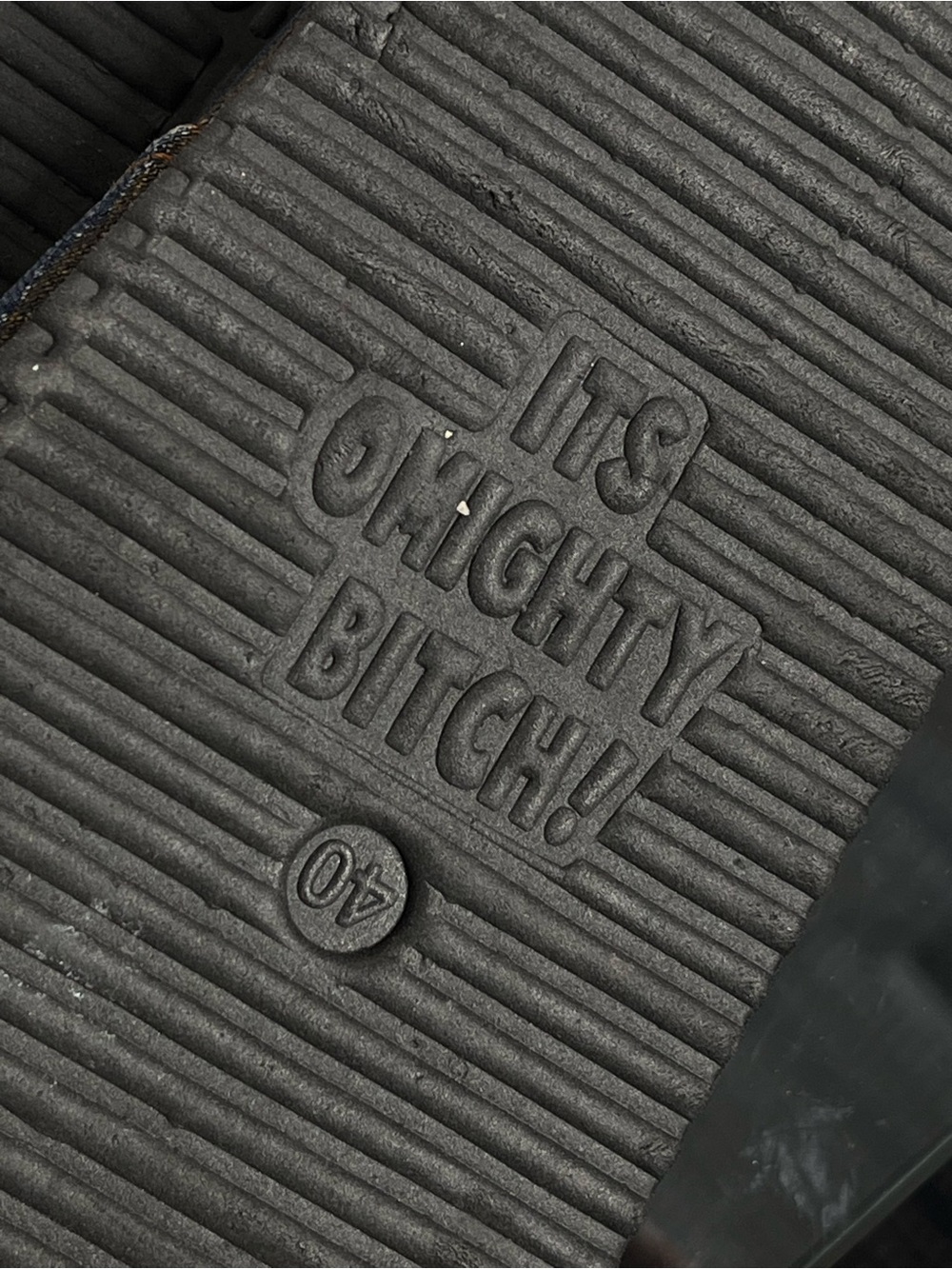 OMIGHTY x Levi's Re-Worked Denim Slides Sandal Size EU 40 - Picture 16 of 16